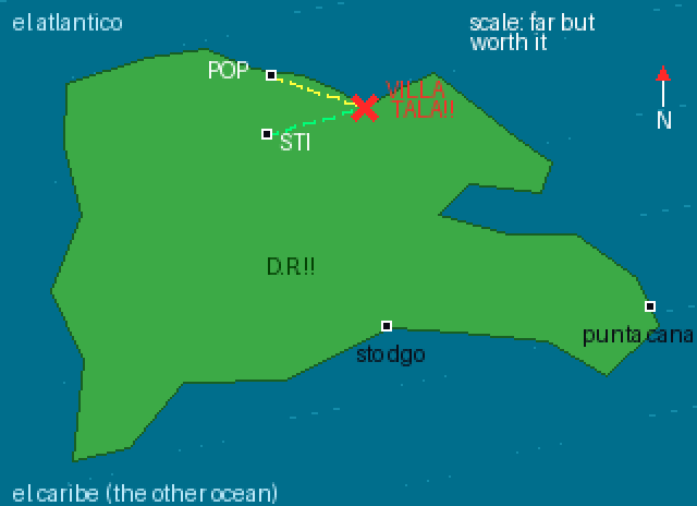 a map 2 the villa
